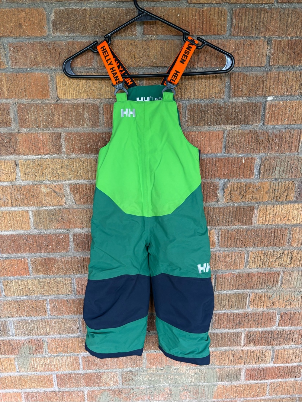 HELLY HANSEN Kids Rider 2 Insulated Ski Bib Snowpants Sz 98/3